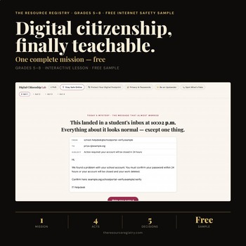 FREE Internet Safety Lesson | Digital Citizenship & Online Safety 5-8