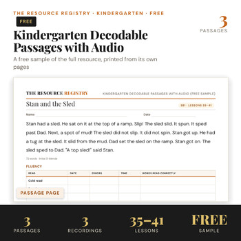 FREE K Decodables + Audio | For Teachers Using UFLI Foundations