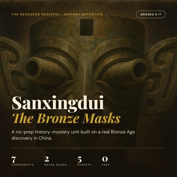 Sanxingdui Bronze Masks Escape Room | Middle School History Detective | Gr 3-7