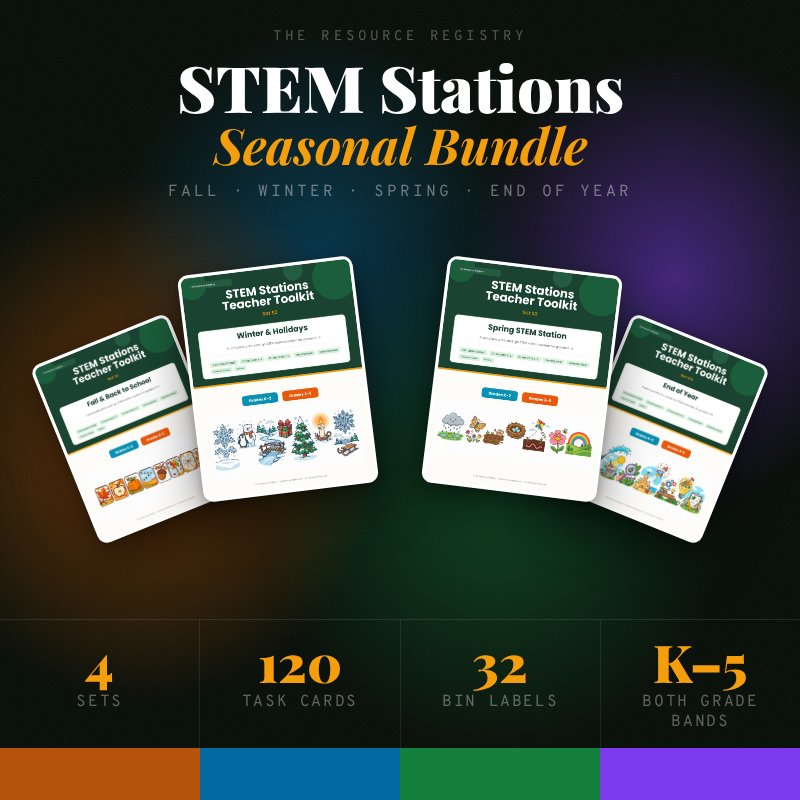STEM Stations Seasonal Bundle